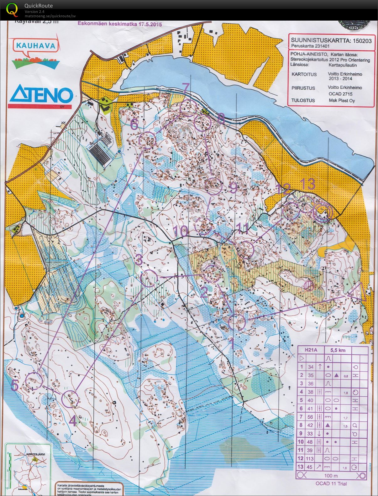 Eskonmäen kskimatka (2015-05-17)