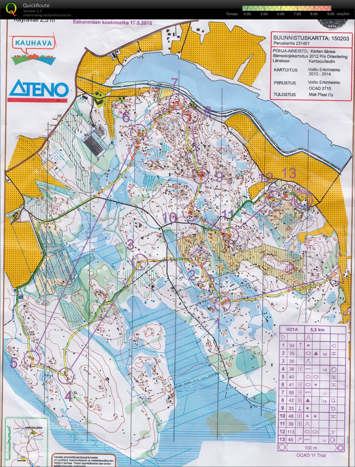 Eskonmäen kskimatka (2015-05-17)