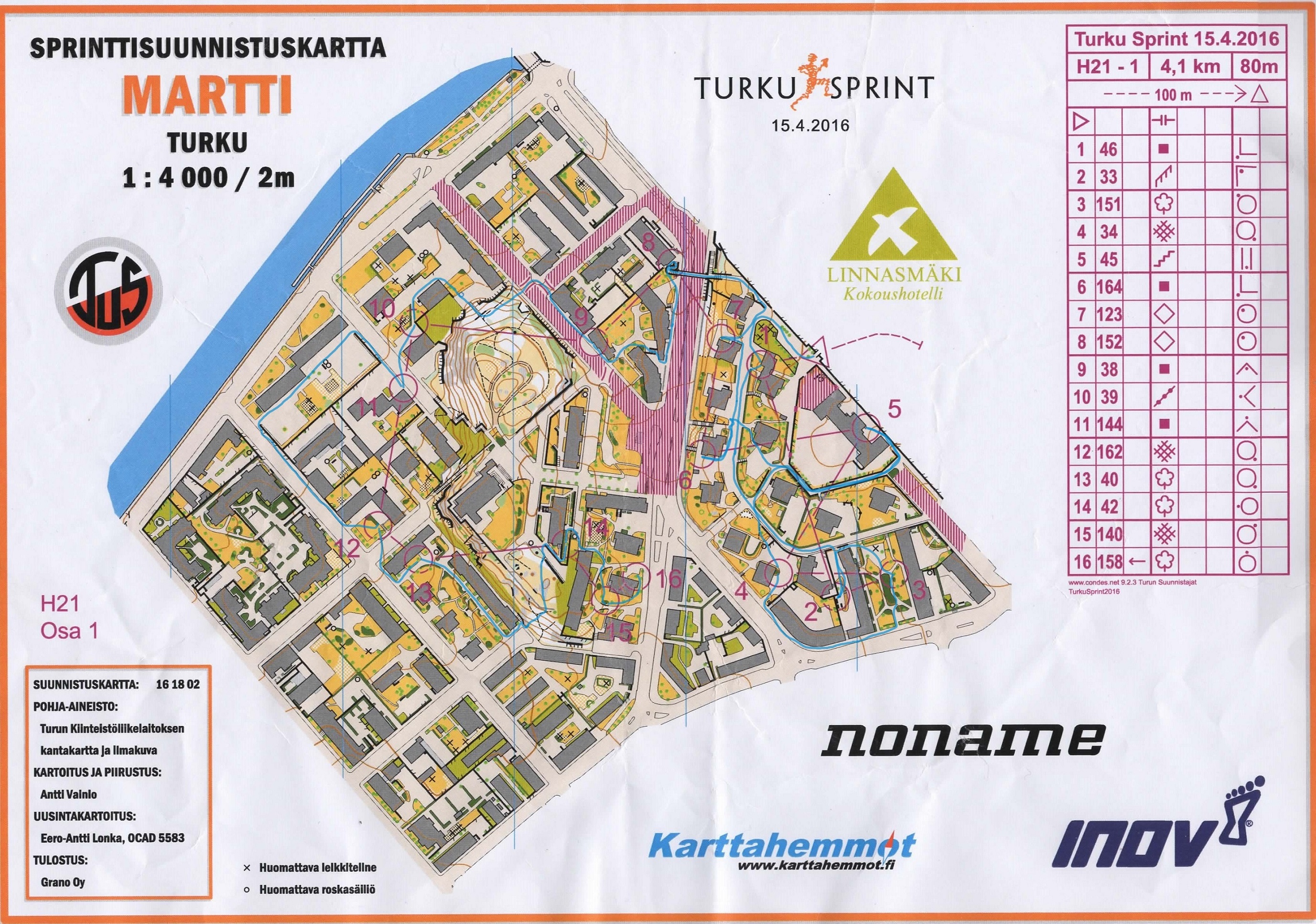 Turku Sprint, part 1 (2016-04-15)