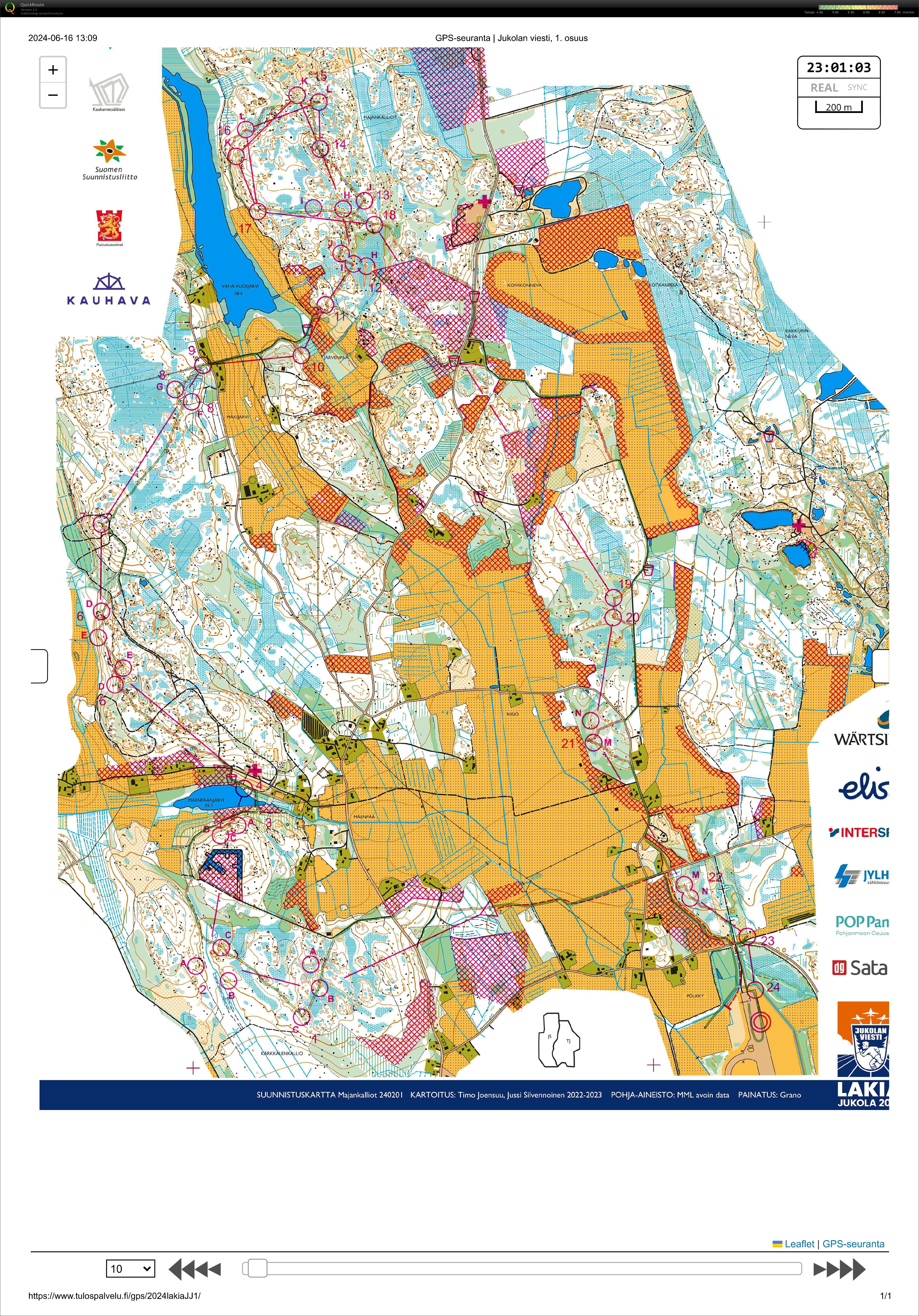 Jukola 2024 - Etapp 1 (16/06/2024)