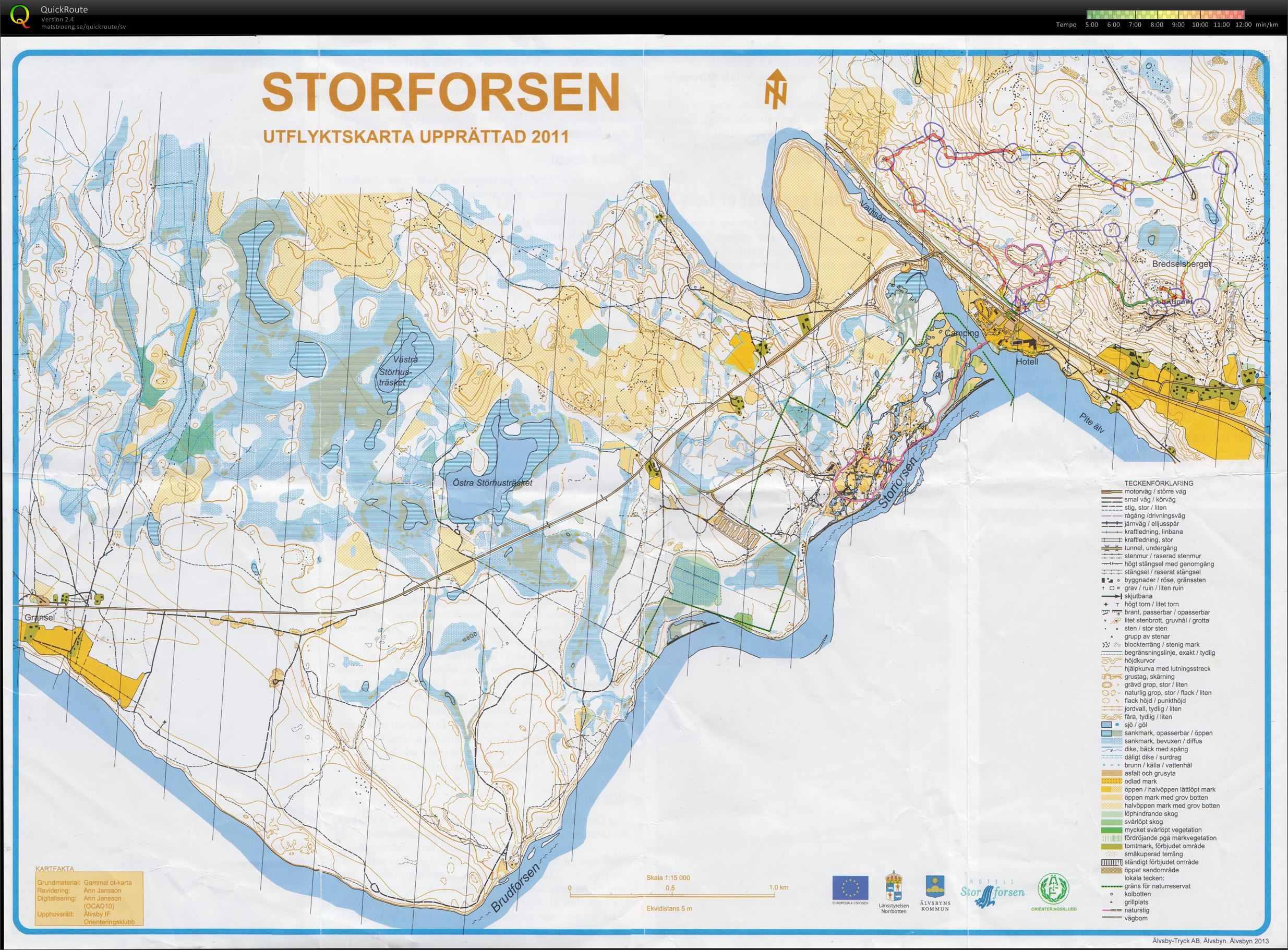 Karta Storforsen | Karta 2020